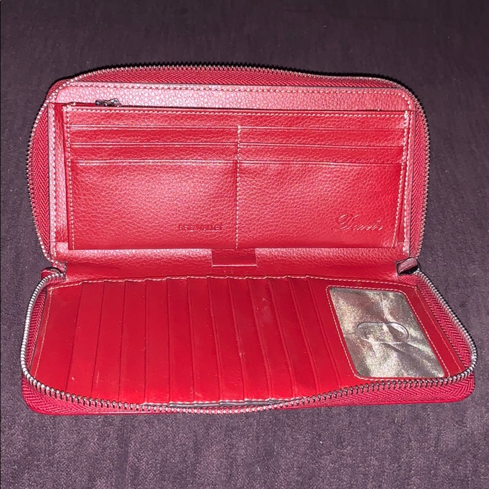 Dante Rfid Blocking Leather Zip Wallet/Clutch - image 4